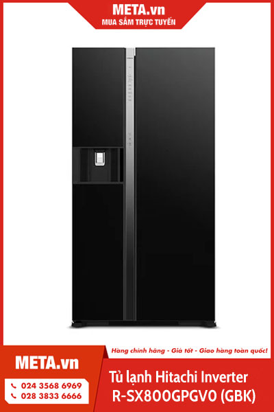 Tủ lạnh Hitachi Inverter R-SX800GPGV0 (GBK)