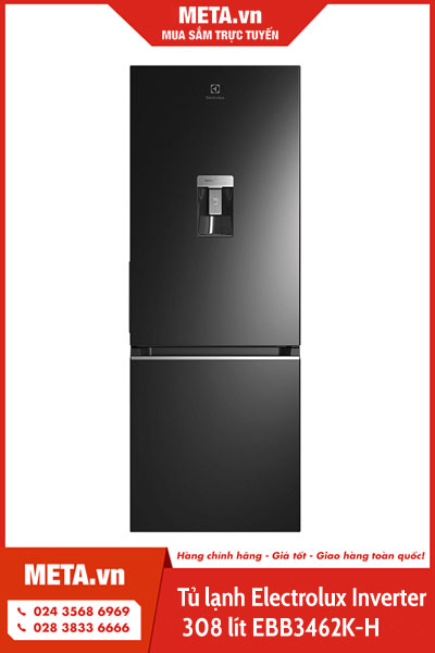 Tủ lạnh Electrolux Inverter 308 lít EBB3462K-H