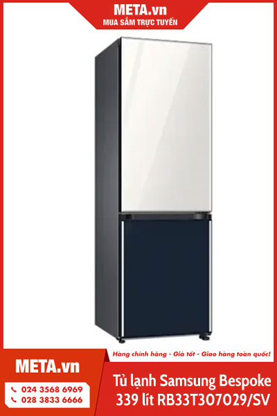 tủ lạnh Bespoke 339 lít RB33T307029/SV