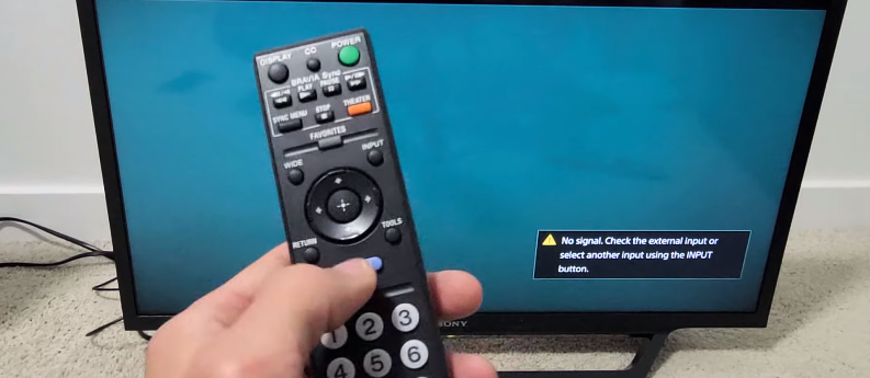 Hướng dẫn sửa màn hình tivi Sony bị màu xanh