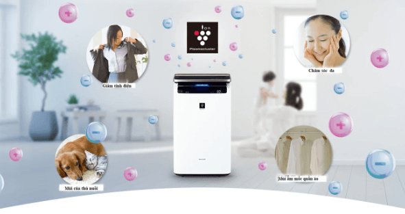 Máy lọc không khí Sharp có khả năng làm sạch không khí tốt