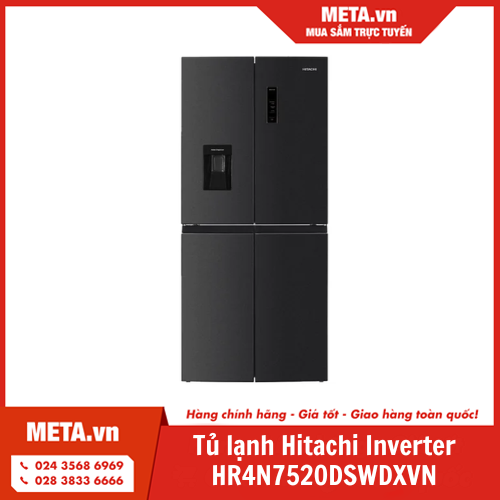 Tủ lạnh Hitachi Inverter 464 lít Multi Door HR4N7520DSWDXVN
