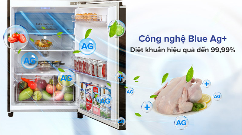 Công nghệ khử mùi, diệt khuẩn Blue Ag+