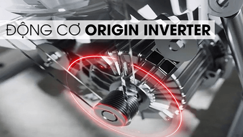 Máy giặt Toshiba ứng dụng công nghệ truyền động trực tiếp Inverter/Origin Inverter