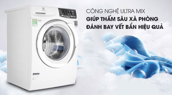 máy giặt Electrolux sử dụng công nghệ UltraMix