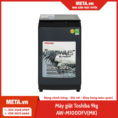 Máy giặt Toshiba 9kg AW-M1000FV(MK)