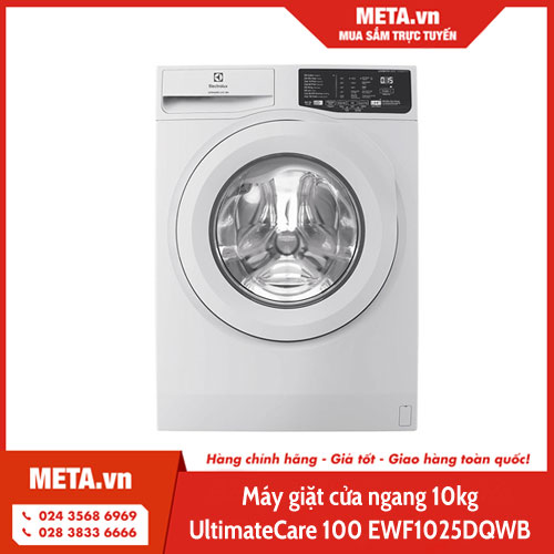 review máy giặt Electrolux UltimateCare 100 EWF1025DQWB