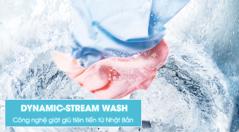 công nghệ Dynamic Stream Wash 