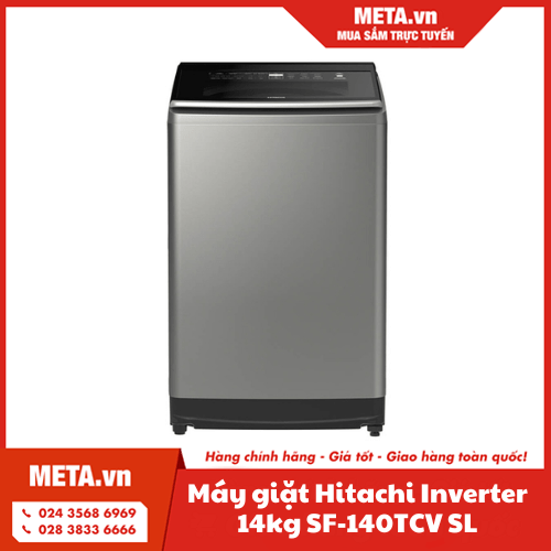 Máy giặt Hitachi Inverter 14kg SF-140TCV SL