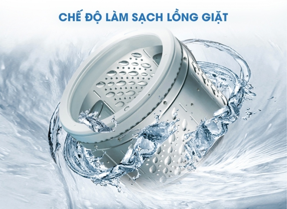 Có chế độ tự động làm sạch lồng giặt