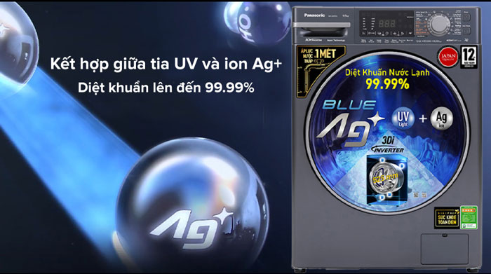 Công nghệ giặt nước lạnh Blue Ag+
