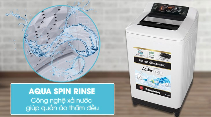 Công nghệ xả nước Aqua Spin Rinse