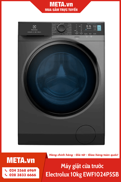 Máy giặt lồng ngang 10kg Electrolux EWF1024P5SB