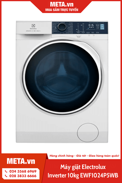 Máy giặt lồng ngang 10kg Electrolux EWF1024P5WB