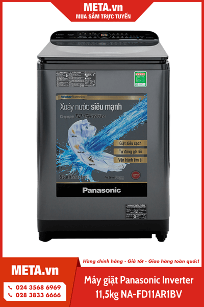 Máy giặt cửa trên 11,5kg Inverter Panasonic NA-FD11AR1BV