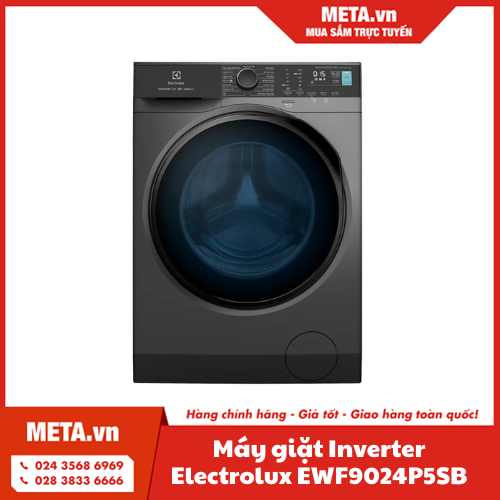 Máy giặt lồng ngang 9kg Inverter Electrolux EWF9024P5SB