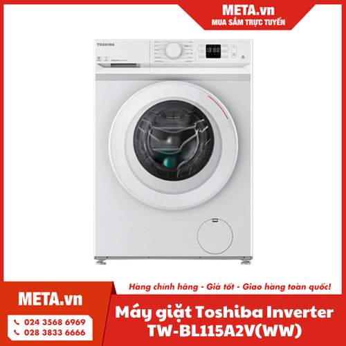 Máy giặt lồng ngang Toshiba Inverter 10,5kg TW-BL115A2V(WW)