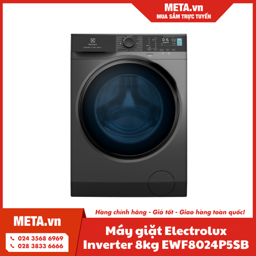 Máy giặt lồng ngang Electrolux Inverter 8kg EWF8024P5SB