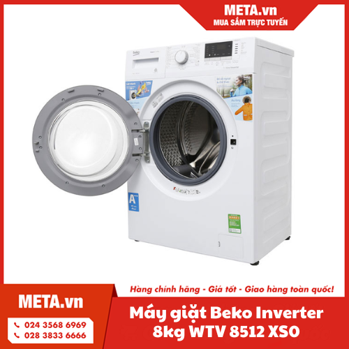 Máy giặt Beko Inverter 8kg WTV 8512 XS0