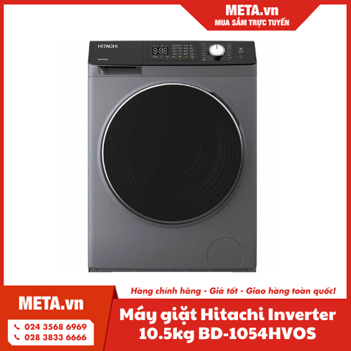 Máy giặt Hitachi Inverter 10.5kg BD-1054HVOS