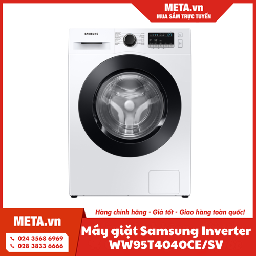 Máy giặt lồng ngang Samsung Inverter 9.5kg WW95T4040CE/SV