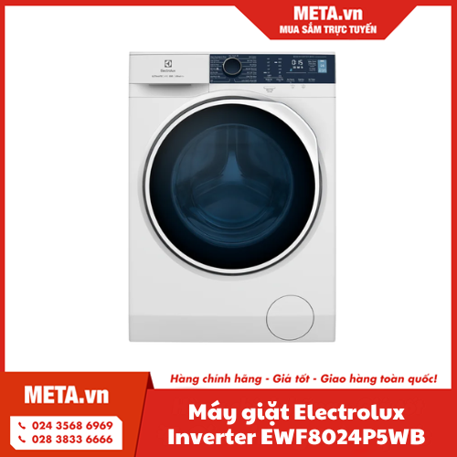 Máy giặt lồng ngang Electrolux Inverter 8kg EWF8024P5WB