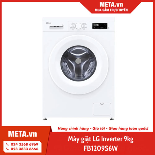 Máy giặt LG Inverter 9kg FB1209S6W
