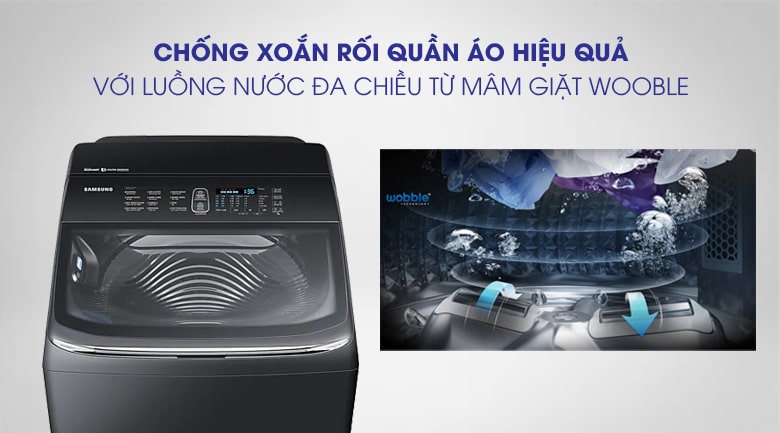 Mâm giặt Wooble chống xoắn rối