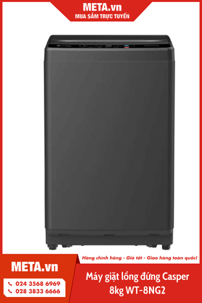 Máy giặt lồng đứng Casper 8kg WT-8NG2