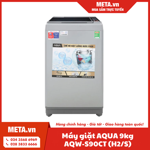 Máy giặt AQUA 9kg AQW-S90CT (H2/S)