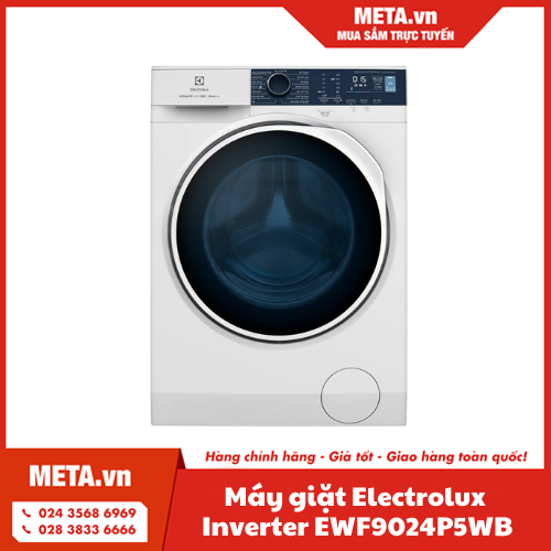 Máy giặt Electrolux Inverter 9kg EWF9024P5WB (model 2021)