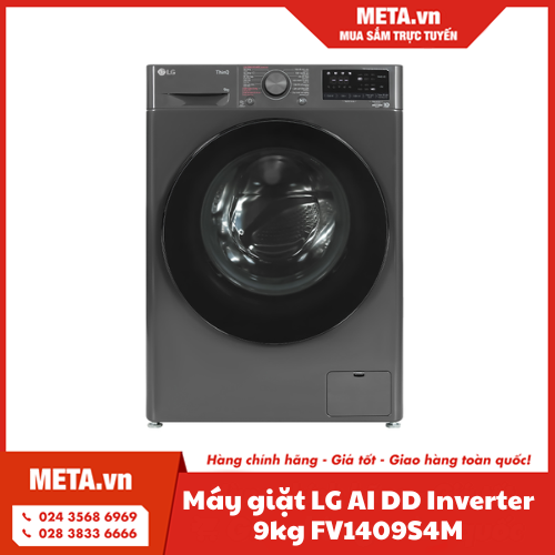 Máy giặt thông minh LG AI DD Inverter 9kg FV1409S4M