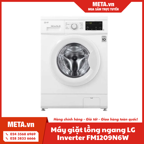 Máy giặt lồng ngang LG Inverter FM1209N6W (9kg)