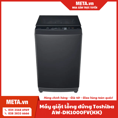 Máy giặt lồng đứng Toshiba Inverter 9kg AW-DK1000FV(KK)