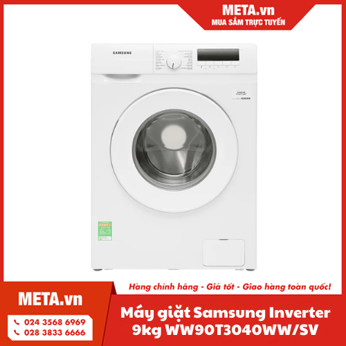 Máy giặt Samsung Inverter 9kg WW90T3040WW/SV