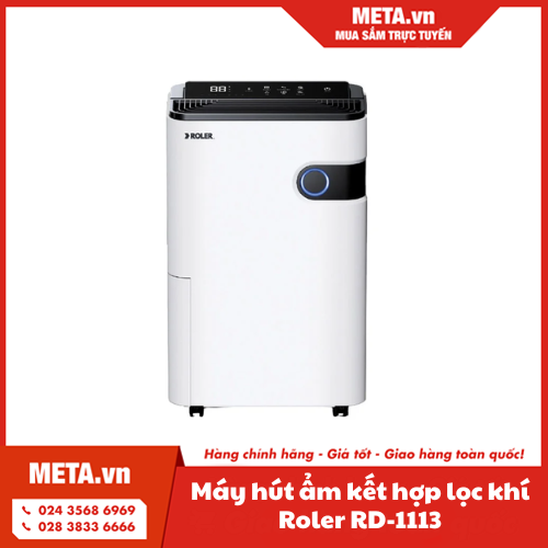 Máy hút ẩm điện tử kết hợp lọc khí Roler RD-1113 (24 lít)