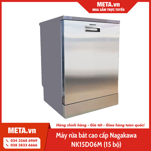 Máy rửa bát cao cấp Nagakawa NK15D06M