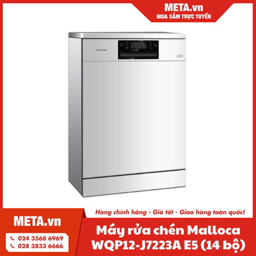 Máy rửa chén Malloca WQP12-5201E