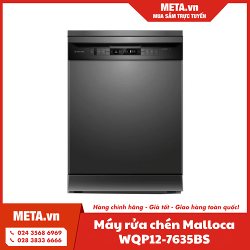 Máy rửa chén âm tủ Malloca WQP6-87CP