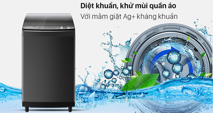 máy giặt Sharp có mâm giặt phủ Ag+
