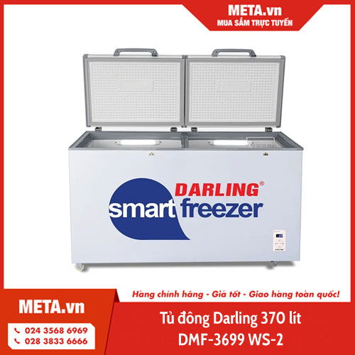 Tủ đông 2 ngăn Darling 370 lít DMF-3699 WS-2