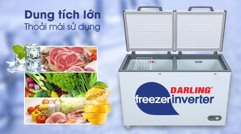Tủ đông có dung tích lớn