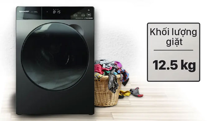 máy giặt Sharp có khối lượng giặt đa dạng
