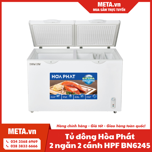 Tủ đông Hòa Phát 2 ngăn 2 cánh HPF BN6245