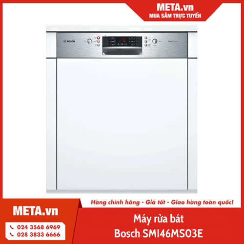 Máy rửa bát Bosch âm tủ SMI46MS03E (14 bộ)