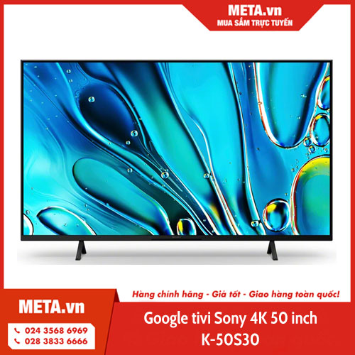 Google tivi Sony 4K 50 inch K-50S30