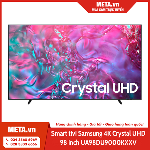 Smart tivi Samsung 4K Crystal UHD 98 inch UA98DU9000KXXV
