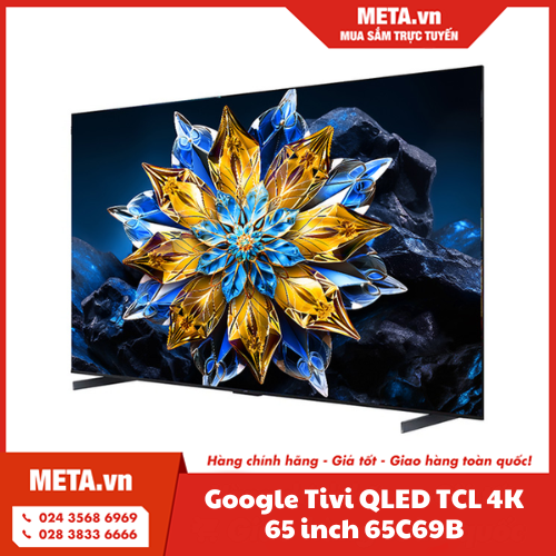 Google Tivi QLED TCL 4K 65 inch 65C69B