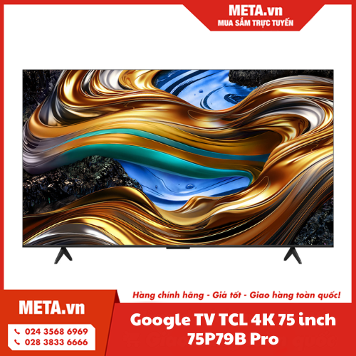 Google TV TCL 4K 75 inch 75P79B Pro