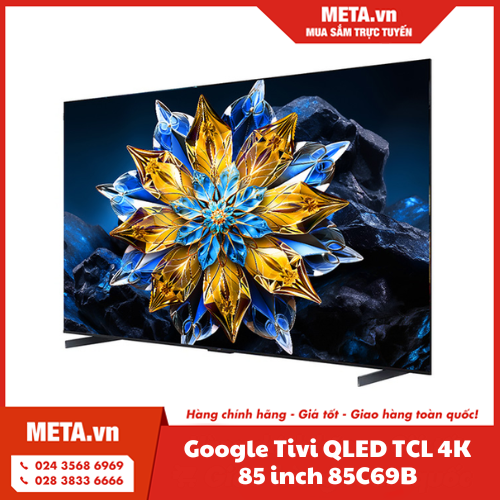 Google Tivi QLED TCL 4K 85 inch 85C69B